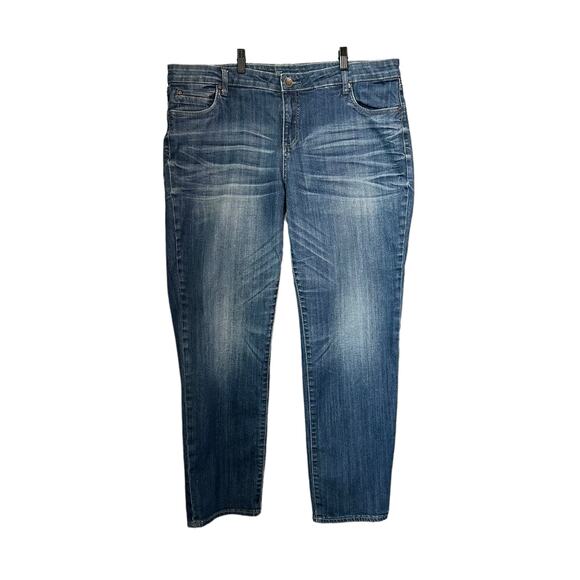 Kut from the Kloth Denim - Kut From The Cloth Catherine Boyfriend Jeans Size 18W Medium Wash Plus